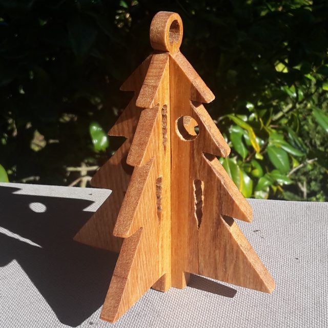 Wooden Slottogether Christmas Ornaments Trees Fynwood Products